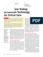 Point-of-Care Testing Millennium Technology For CR