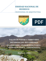 Taller de Paisaje Urbano - Recorrido Río Garbanza PDF