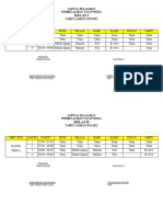 Jadwal Pelajaran PTM Full