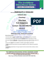 Inter 2 English Guess Paper 2022