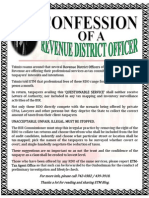 CONFESSION OF REVENUE DISTRICT OFFICER