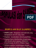 Populasi Dan Sampel