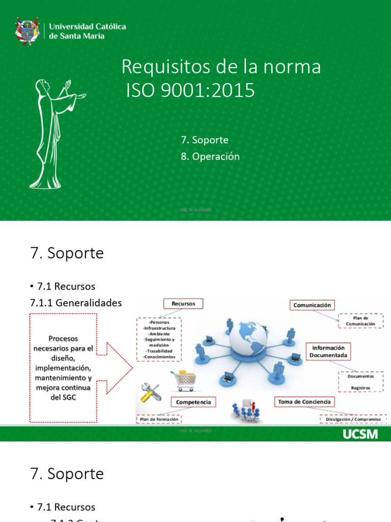 NORMA ISO 9001 2015 - 7 y 8 | PDF | Diseño