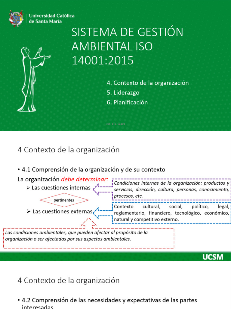 ISO 14001:2015 - Gestión Ambiental Efectiva | PDF | Entorno natural ...