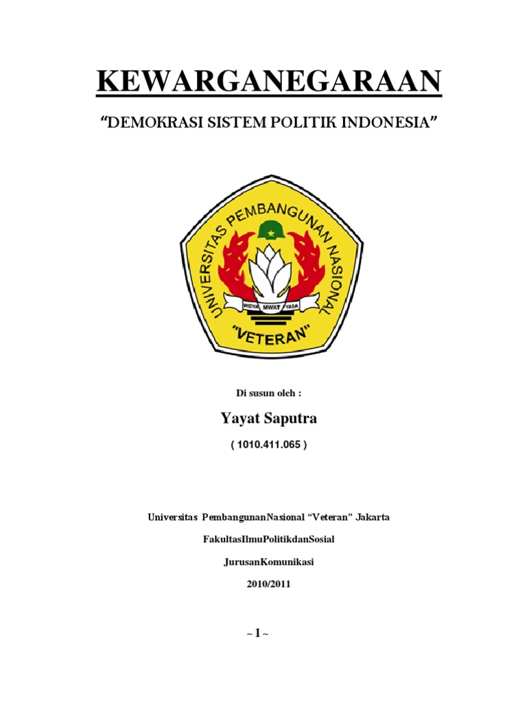 Budaya politik di indonesia picture