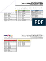 2023.09.03. - Jadwal Pembelajaran Kelas X Al - Ghazali