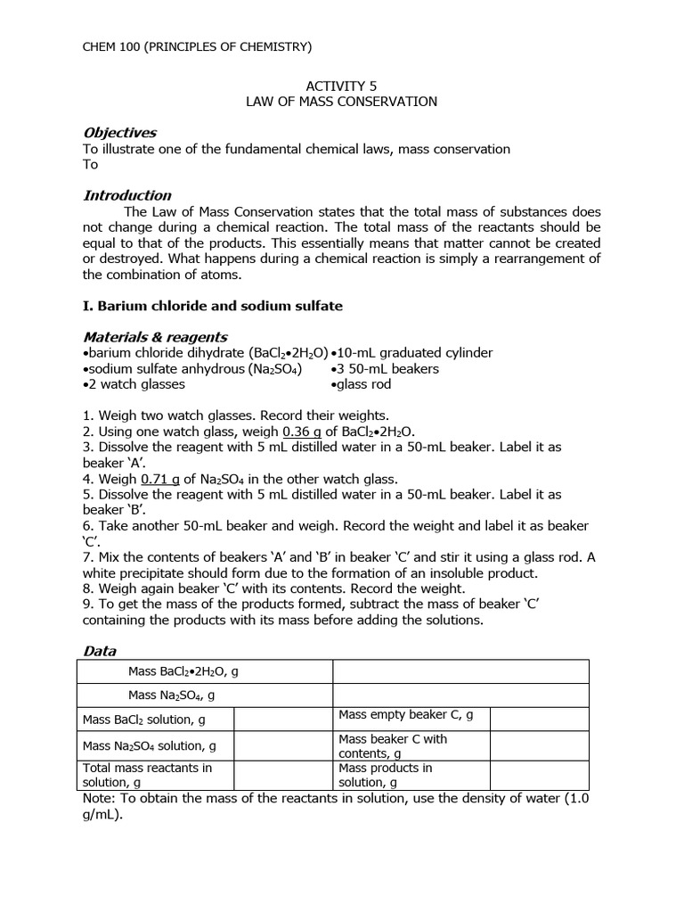 act-5-law-of-mass-conservation-pdf-solubility-chemical-reactions