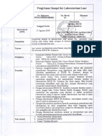 Sop 31. Pengiriman Sampel Ke Laboratorium Luar