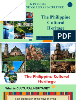 Lesson 2.1 - Rooted in The Filipino Culture and Values - The Philippine Cultural Heritage