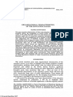 ORGANIZATIONAL CHARACTERISTICS OF THE EDUCATION SYSTEM - PDF 2