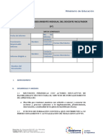 5.5.4 Informe de Seguimiento Mensual Del Docente Facilitador (3° BG)