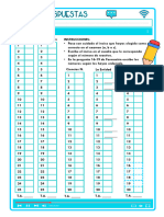 Hoja de Respuestas