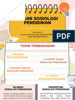 Dasar Sosiologi Pendidikan - Kelompok 6