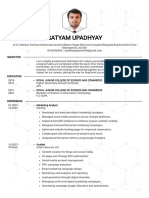 Resume Satyam Upadhyay