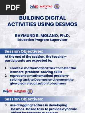 Session 5 _ 6 Building Digital Activities Using Desmos