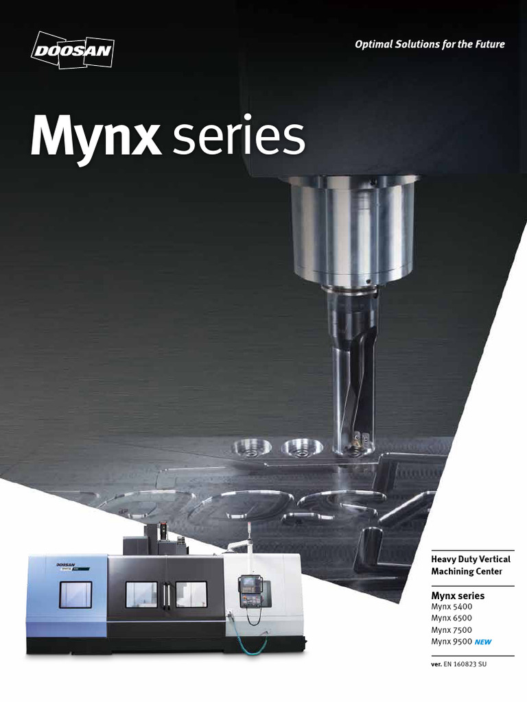 Doosan MYNX Series | PDF | Machining | Mechanical Engineering