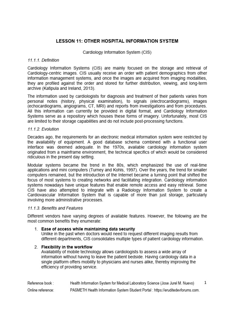 lesson11-other-hospital-information-system-download-free-pdf