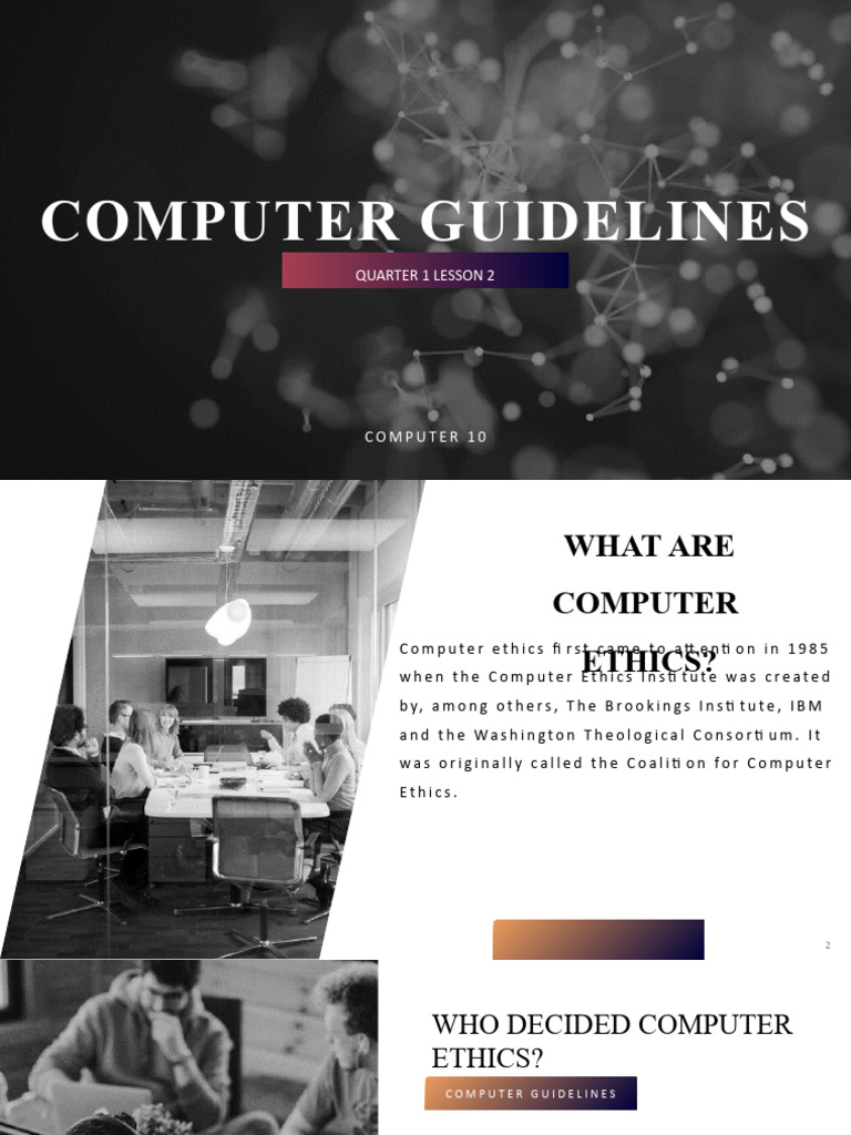Computer 10 Quarter 1 Lesson 2 | PDF | Copyright Infringement | Human ...