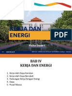 Bab 4 Kerja Dan Energi