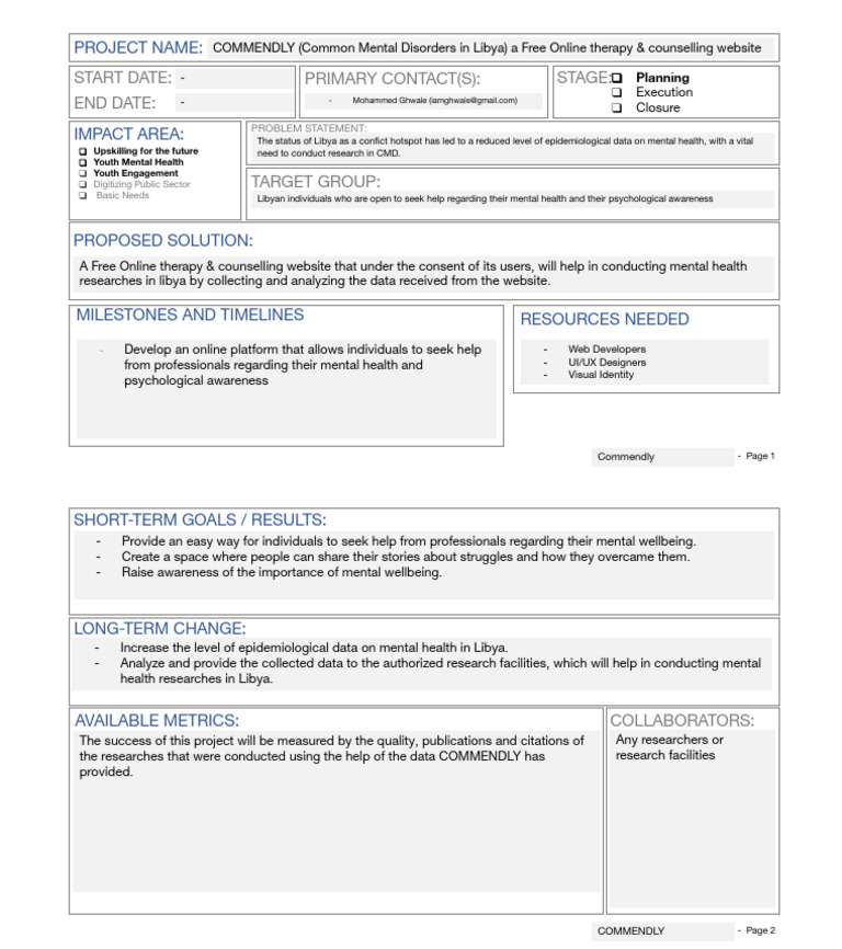 Proposal Ghwale | PDF | Mental Health | Psychotherapy