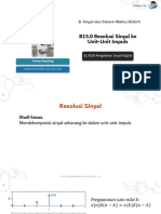 B150 Resolusi Sinyal Ke Unit Unit Sampel