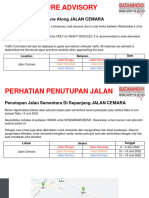 Penutupan Jalan - Road Closure Notice (JLN CEMARA)