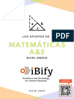 Matemáticas A&E: Los Apuntes de