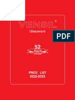 Vensil Price List 2022-2023