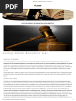 Foundation of Tortious Liability - Into Legal World