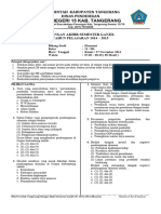 Soal UAS Ekonomi Kelas XI IIS Tahun 2014