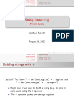Slides 04 String Formatting