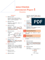 Solutions Self Assessment Paper-: Section-A