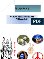 9.6 Gereja Menghadirkan Perdamaian