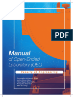 Manual of Open-Ended Laboratory (OEL)
