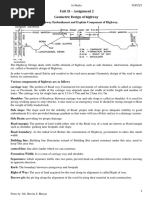 Unit 2 Geometric Design of Highway