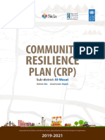 Community Plan (CRP) : Resilience