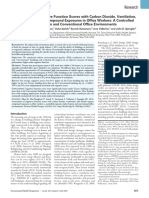 Cognitive Function Scores With Carbon Dioxide