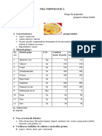 FIŞĂ TEHNOLOGICĂ Preparate Lichide