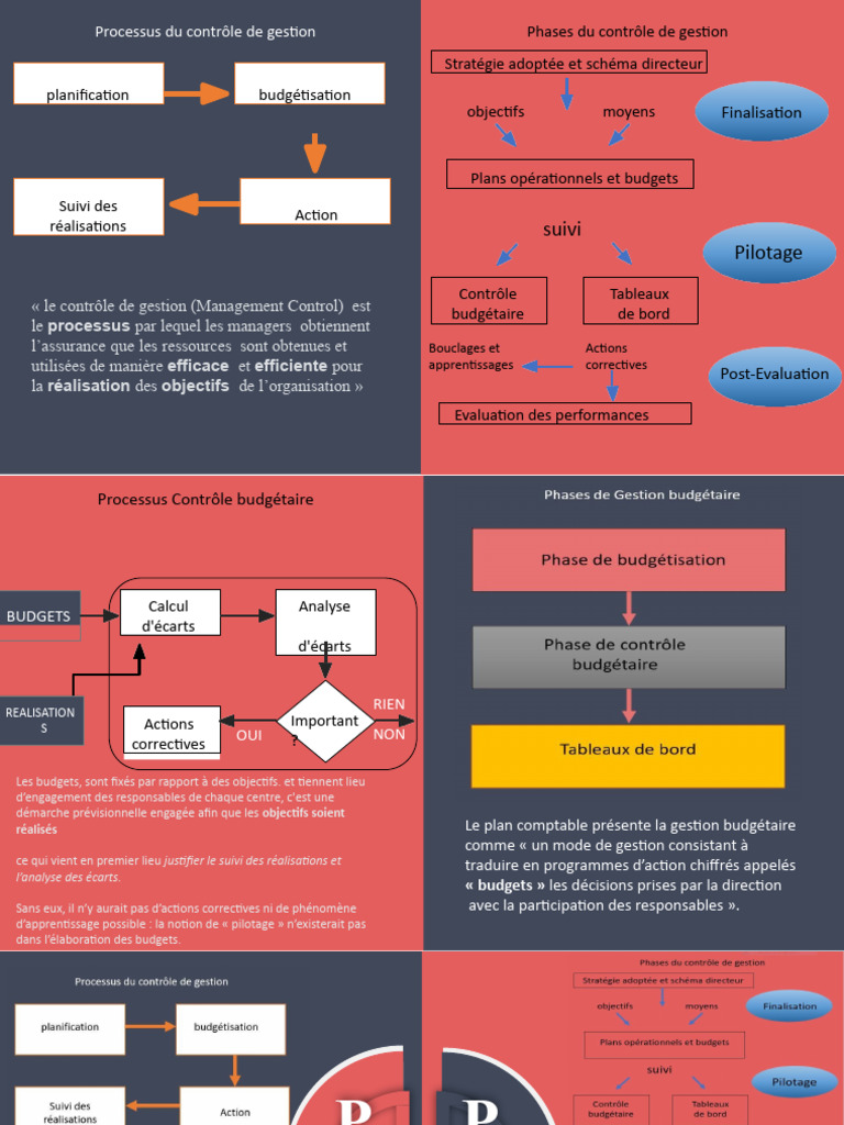 Suivi Pilotage: Processus Du Contrôle de Gestion | PDF | Budget | Économie
