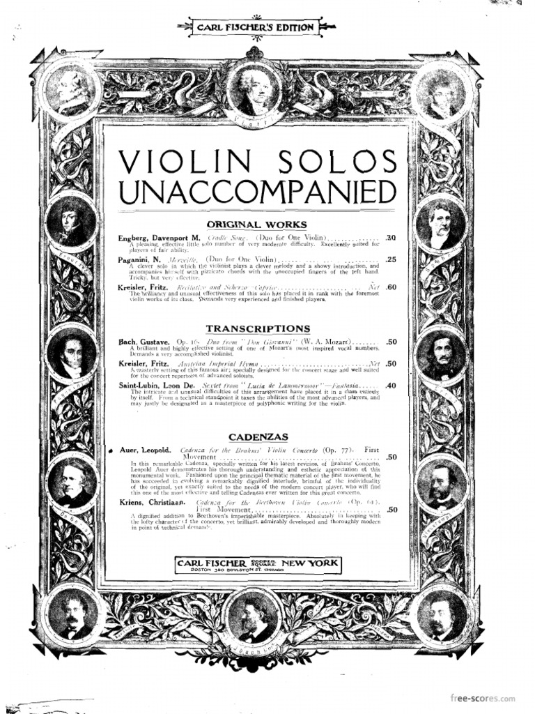 (Free Scores Com) Brahms Johannes Violin Concerto Cadenza 77929 PDF