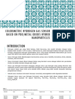 Material Fungsional - Colorimetric Hydrogen Sensor PdO-metal Oxide