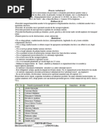 Proces verbal vacanța de toamnă