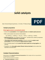 CHE S402 Chapter 4 Solid Catalysts Part2