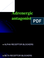 Adrenergic Antagonists - Alpha Blockers