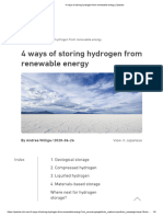 4 Ways of Storing Hydrogen From Renewable Energy - Spectra - June 2020