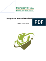2022 Anhydrous Ammonia Code of Practice July 2021