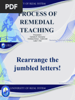 Process of Remedial Teaching (Prelim) - REVISED