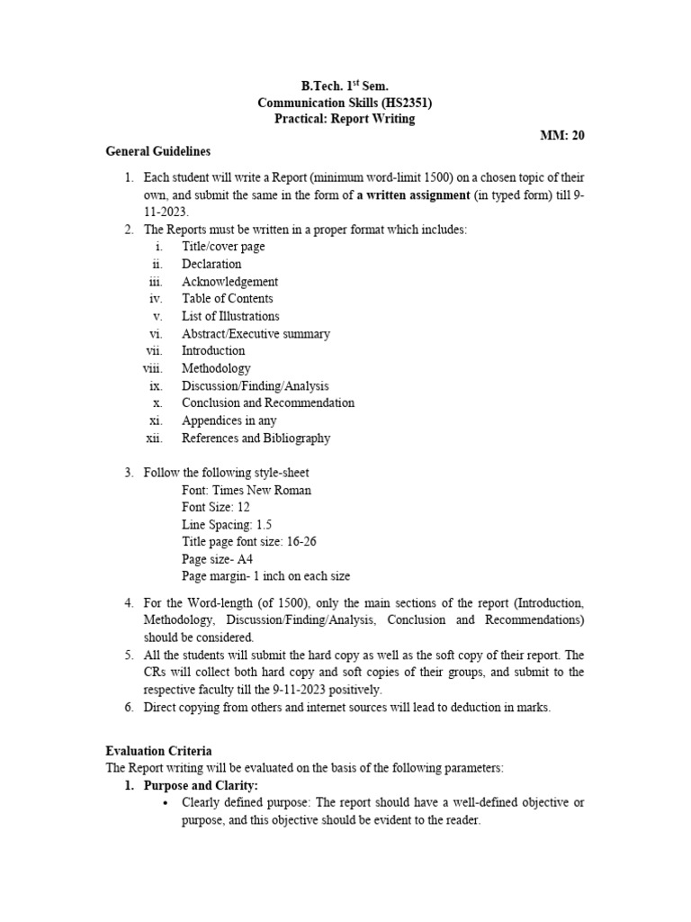 Practical 5 - Report Writing | PDF | Citation | Information
