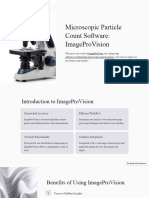 Microscopic Particle Count Software ImageProVision