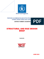 Structural and M&E Design Brief